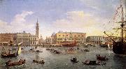 WITTEL, Caspar Andriaans van The Molo Seen from the Bacino di San Marco oil painting reproduction